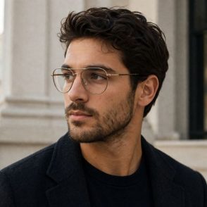 EyeMax Aviator Shape Glasses Unisex 55 Free Size Power