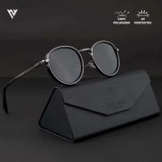 Voyage Polarized Round Sunglasses