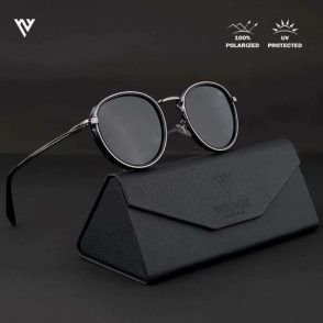 Voyage Polarized Round Sunglasses