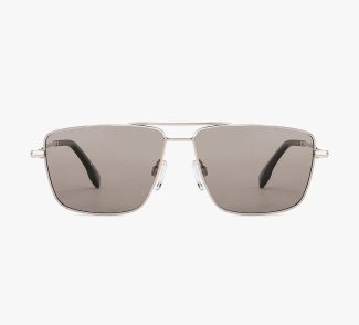 Silver Grey Square Polarized & UV Protected Glass