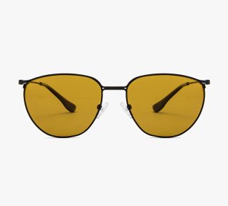 Yellow Black Full Rim Cat Eye Vincent Chase Polarized
