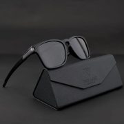 Voyage TR90 Black Polarized Wayfarer Sunglasses