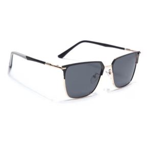 Polarized UV Protected Square Grey Lens Sunglasses